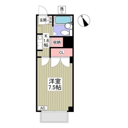 白鍬グランデの物件間取画像